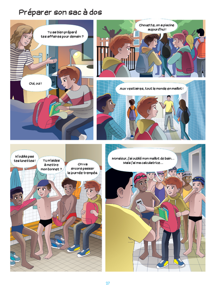 J'entre au collège ! (En BD)