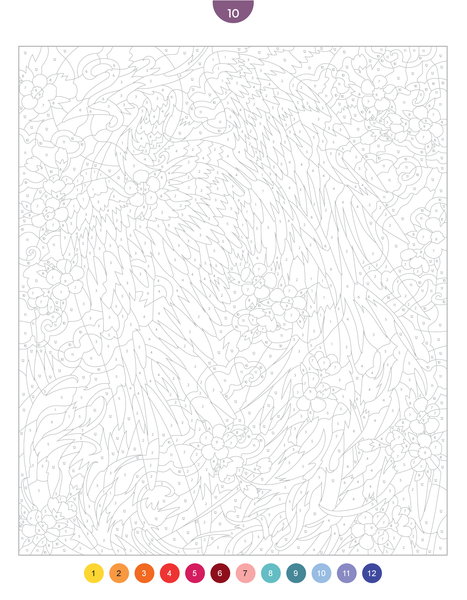 Créatures fantastiques - 45 coloriages mystères
