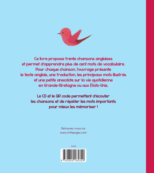 Mes chansons anglaises (le livre + la version audio)