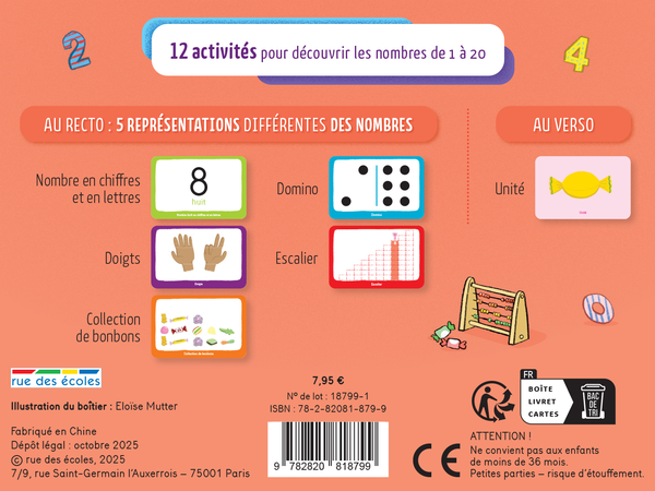 Mes cartes à jouer - Nombres, dès 3 ans