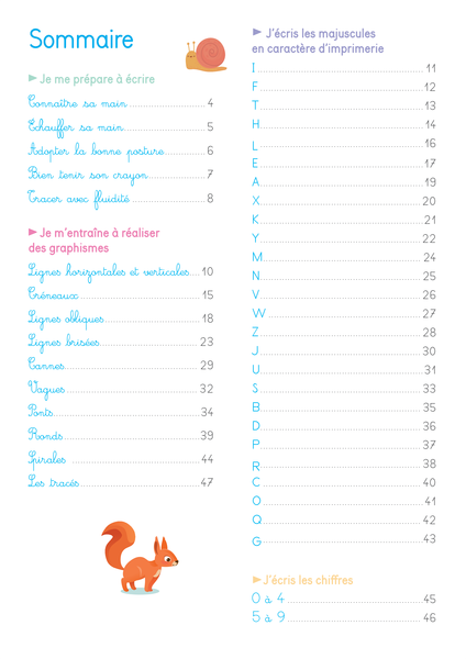 Mon cahier d'écriture MS