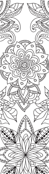Marque-pages - Bouquets de mandalas