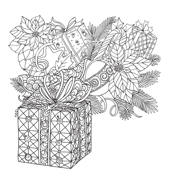 Hiver enchanté - Coloriages pour me détendre