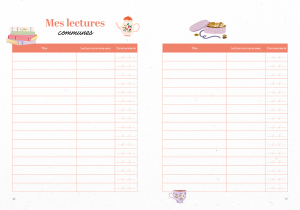 Mon carnet de lecture