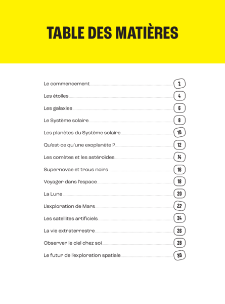 L'Espace - Mille et un docs