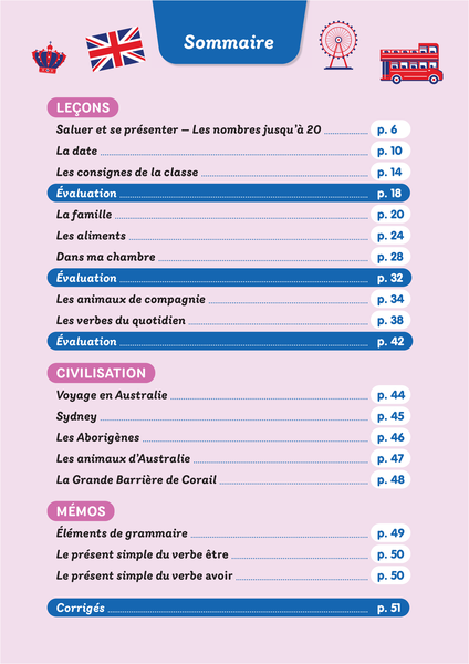 Mon prof à la maison - Anglais CM1