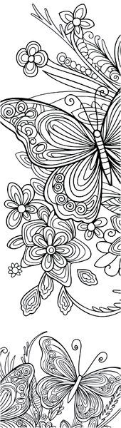 Marque-pages - Papillons scintillants