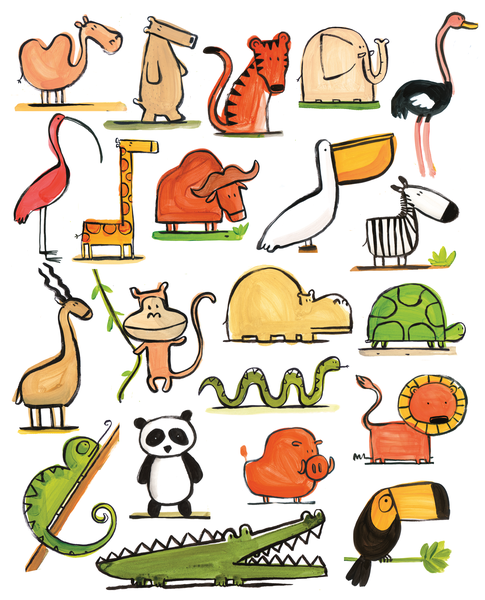 Facile de dessiner les animaux sauvages avec Barroux