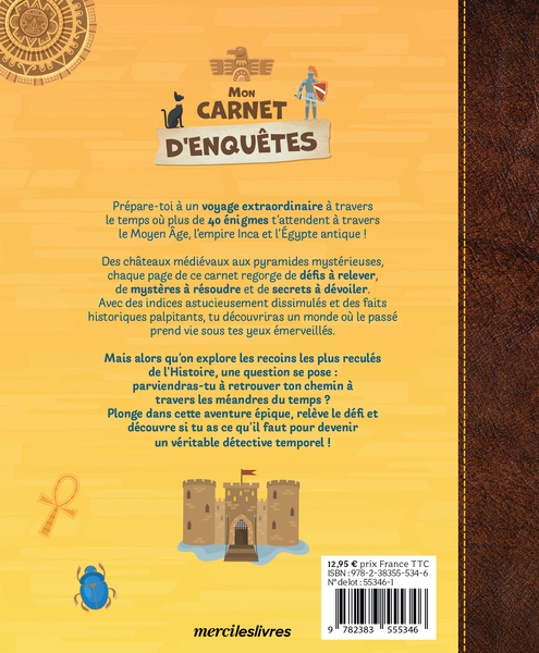 Mon carnet d'enquêtes, plus de 30 mystères à élucider