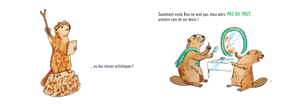 Bivo ne veut pas se brosser les dents