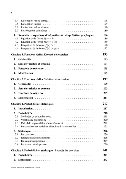 Cours et exercices de mathématiques Seconde