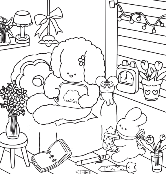 La vie cosy - Coloriages pour me détendre