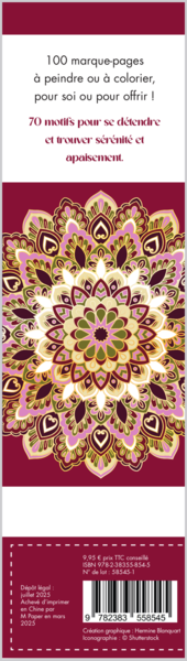 Marque-pages - Passion mandalas - Édition premium
