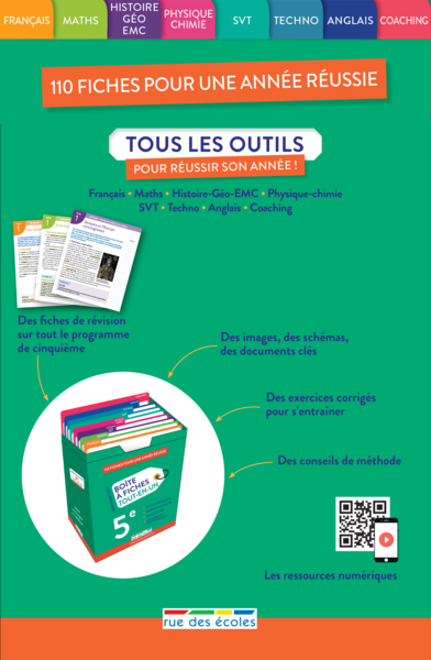 Boîte à fiches - 5e