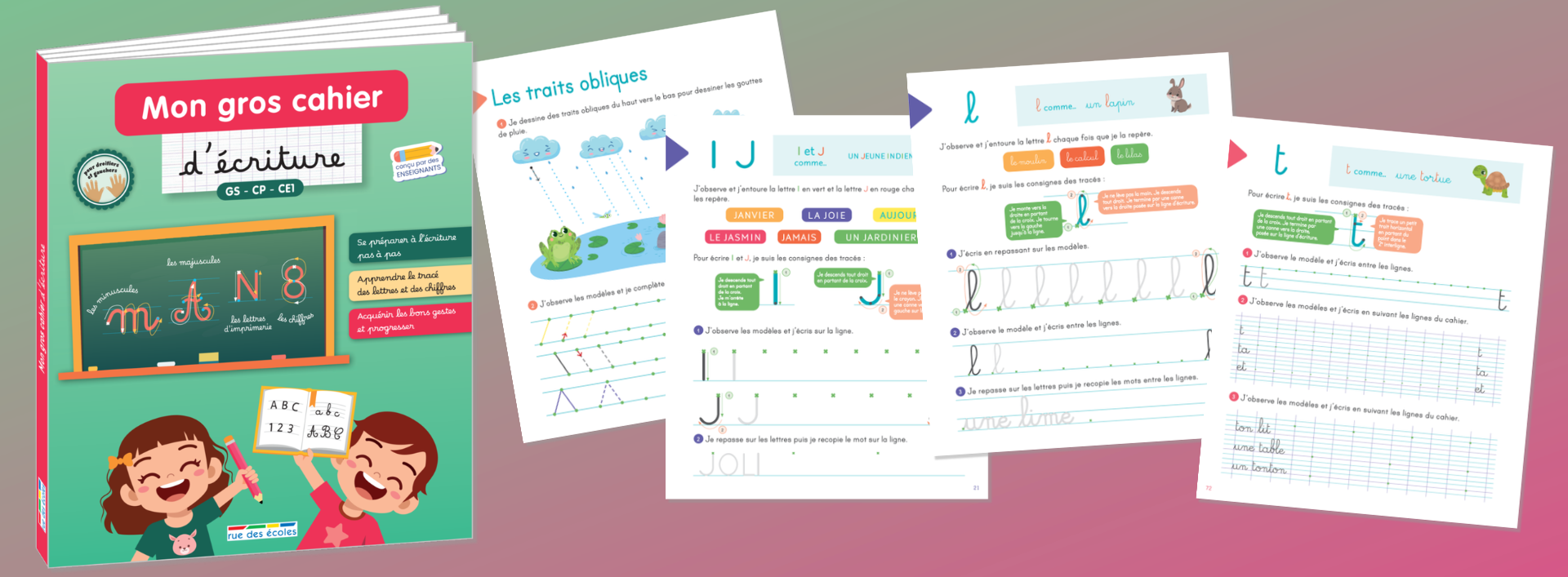 Mon gros cahier d'écriture