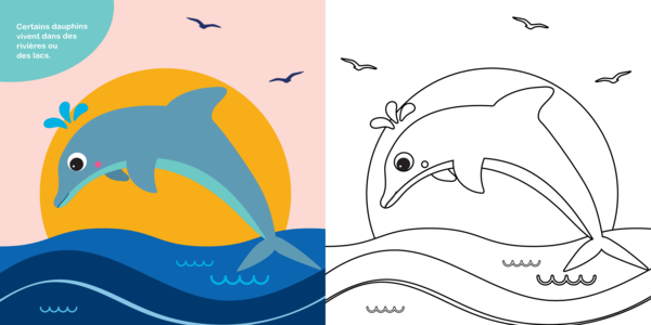 Mon cahier de coloriage : Je découvre les animaux, dès 3 ans