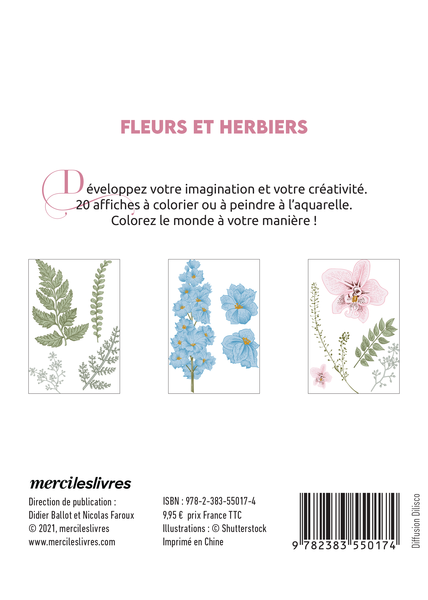 Mon carnet créatif - Fleurs et herbiers