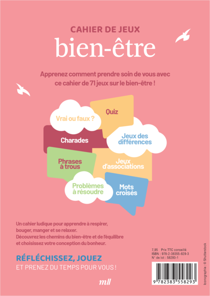 Cahier de jeux - Bien-être