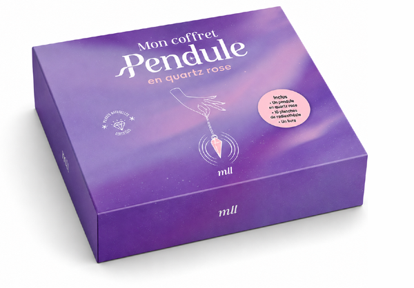 Mon coffret pendule en quartz rose