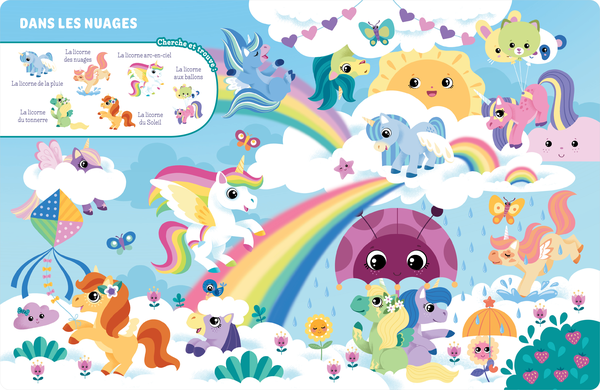 Mon tout premier cherche et trouve - Les Licornes