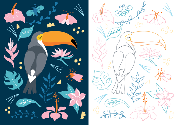 Mon beau cahier de coloriage : La nature
