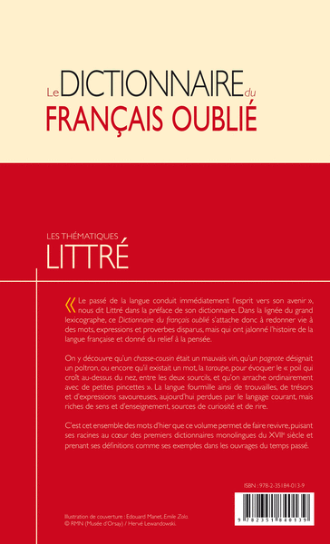 Le dictionnaire du français oublié