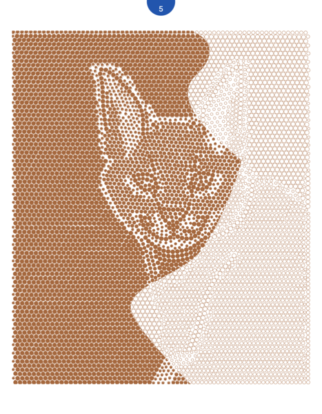Dots noir & blanc animaux - 45 coloriages mystères