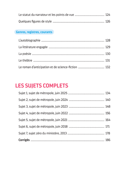 Annales Brevet - Français - 3e - 2026