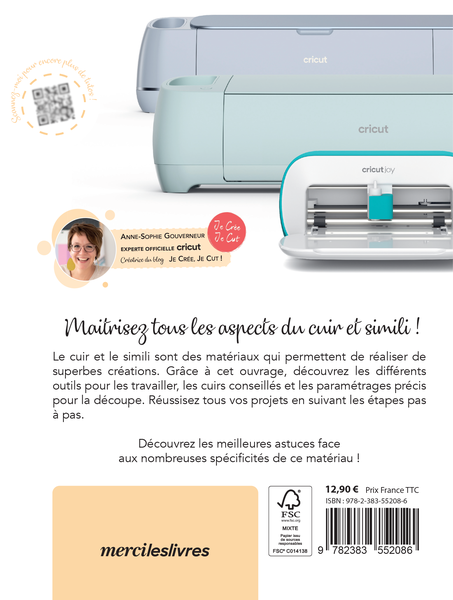 Mes matériaux cricut 100 % cuir et simili