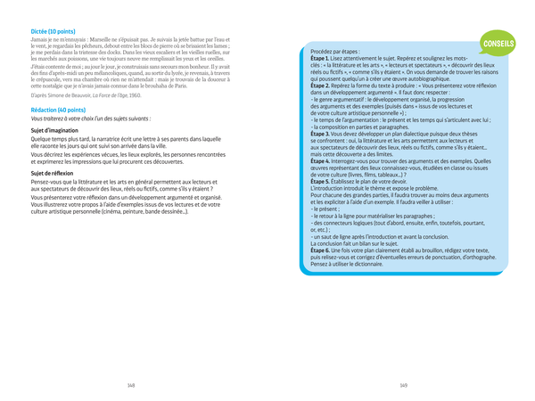 Brevet assuré - Français - 3e