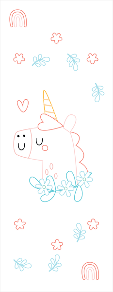 Licornes enchantées - Mes petites cartes à colorier