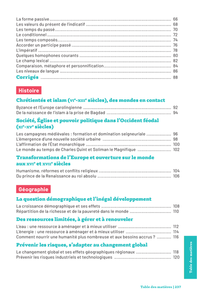 Savoirs fondamentaux 5e - Toutes les matières