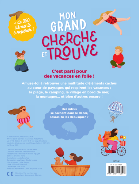 Mon grand cherche et trouve - Vacances en folie