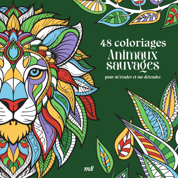 Coffret Coloriages - Animaux sauvages