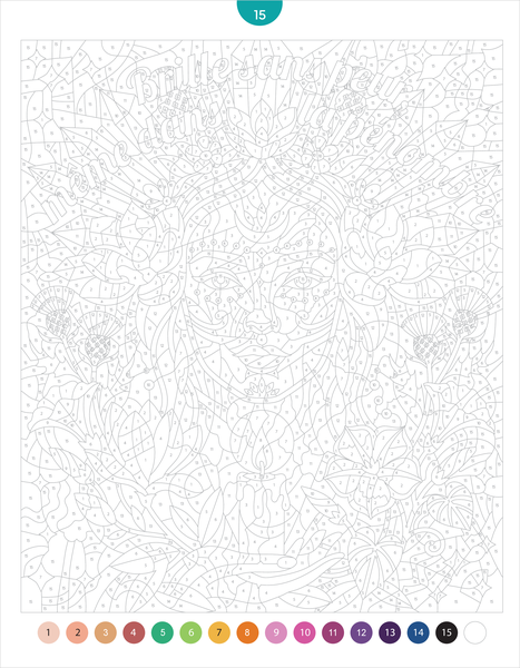 Mantras mystères - 45 coloriages mystères