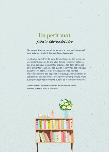 Mon carnet de lecture