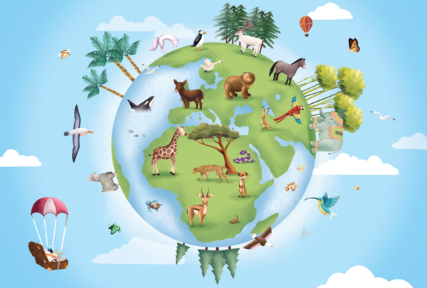 Cherche &amp; trouve Edgar, Autour du monde