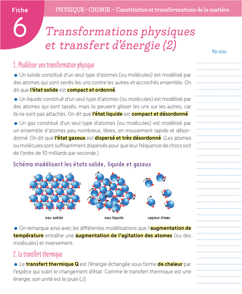 Boîte à fiches - 2de