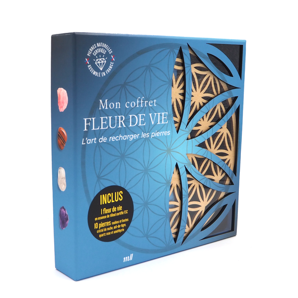 Mon coffret Fleur de vie : L'art de recharger les pierres