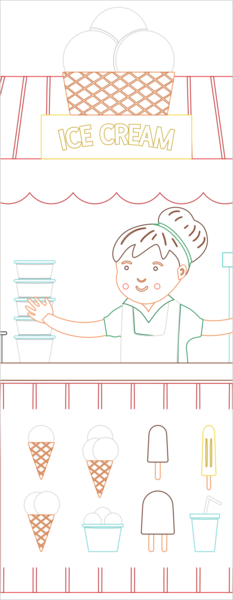 Vive les vacances - Mes petites cartes à colorier