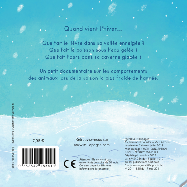 Quand vient l'hiver... que font les animaux ?