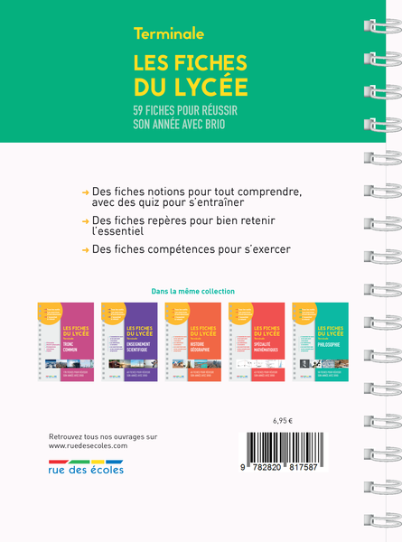 Les Fiches du lycée - Terminale - Spécialité SES