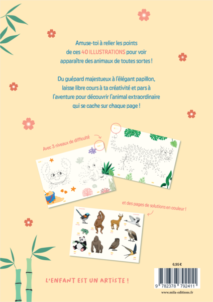 Points à relier - Animaux malicieux