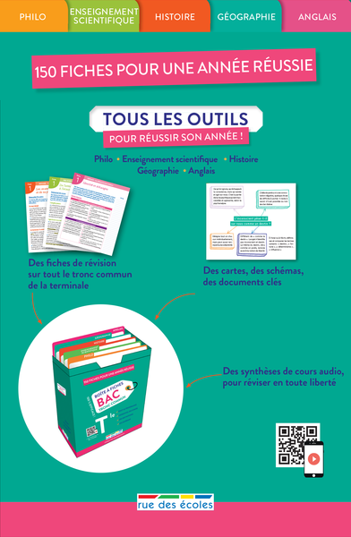 Boîte à fiches Bac - Tronc commun