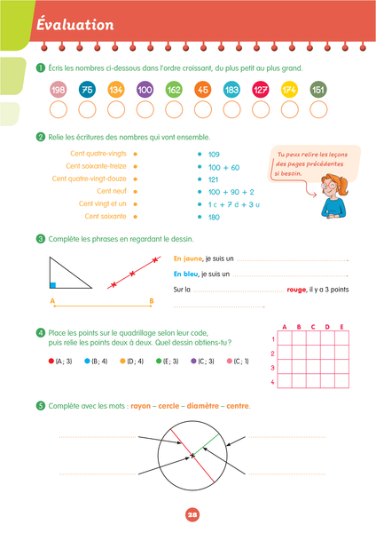 Mon prof à la maison - Maths CE1