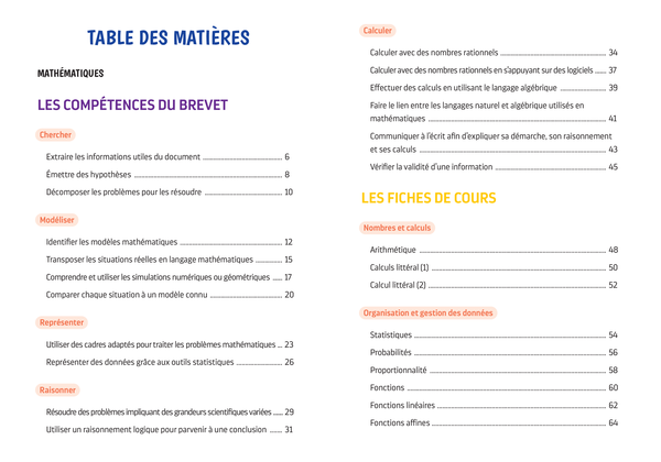 Annales Brevet - Maths-Sciences - 3e - 2026
