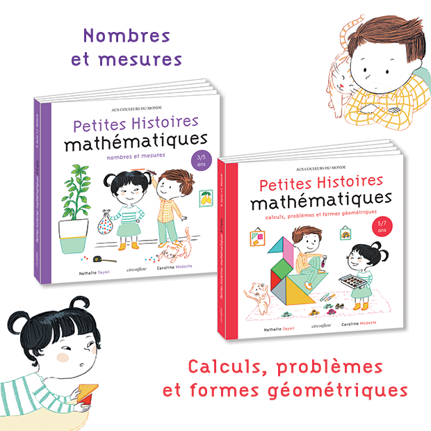 Lot Petites histoires mathématiques, 3-7 ans (la collection complète)