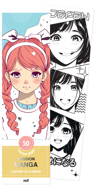 Marque-pages - Passion manga