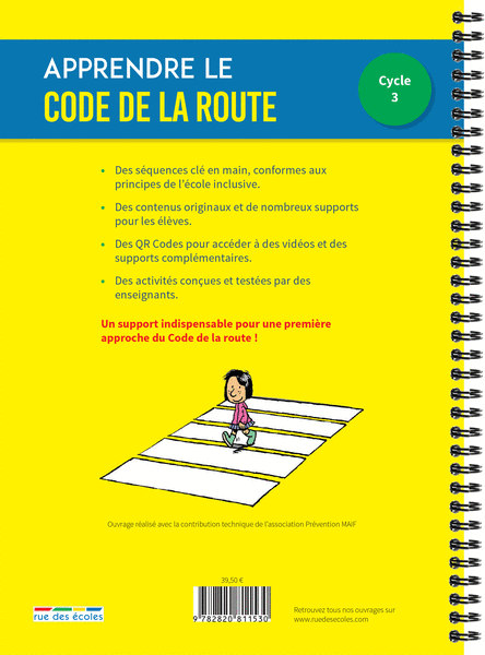 Les Fiches de l'école - Apprendre le Code de la route cycle 3