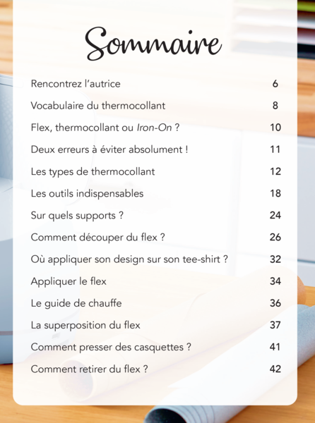 Mes matériaux cricut - 100 % thermocollant
